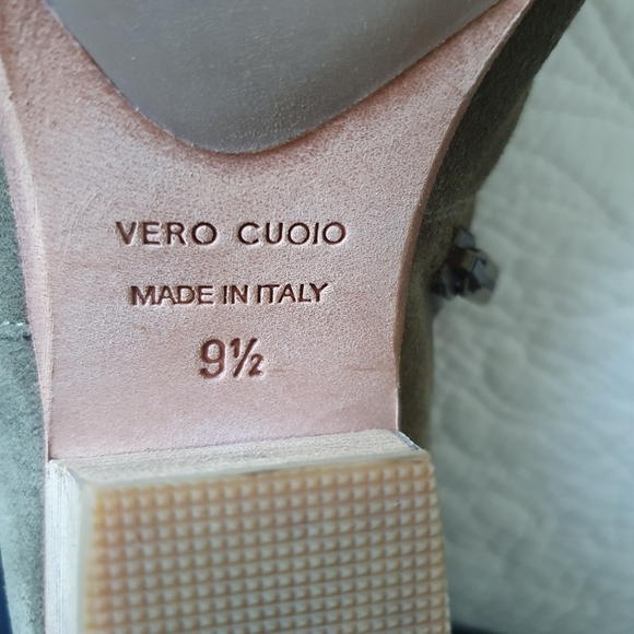 Aquatalia Suede Boots/Booties "Vero Cuoio" - Picture 10 of 11